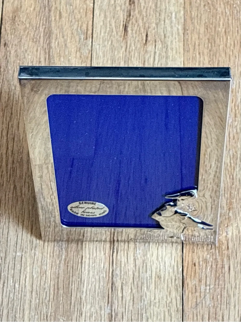 NIB Silverplated Brass Photo Frame, Made for A & S, New Vintage
